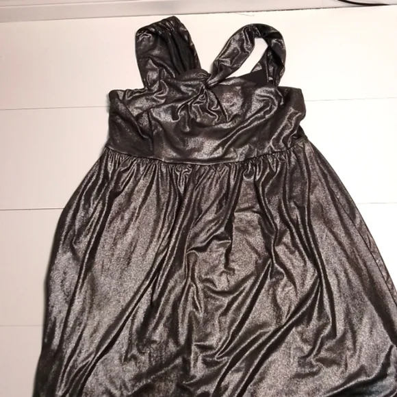 NWT Michel Studio collection dress 16 metalic glitter off shoulder. Night out - Picture 3 of 7